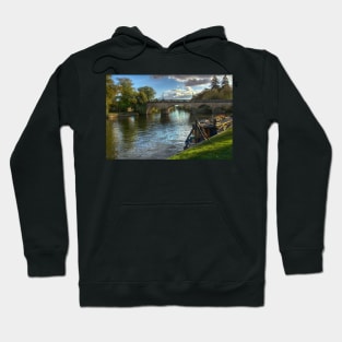 Moored By Wallingford Bridge Hoodie